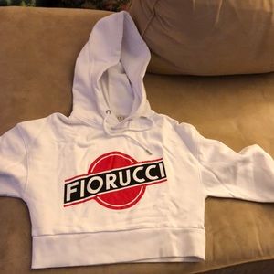 Brand new Fiorucci cropped hoodie